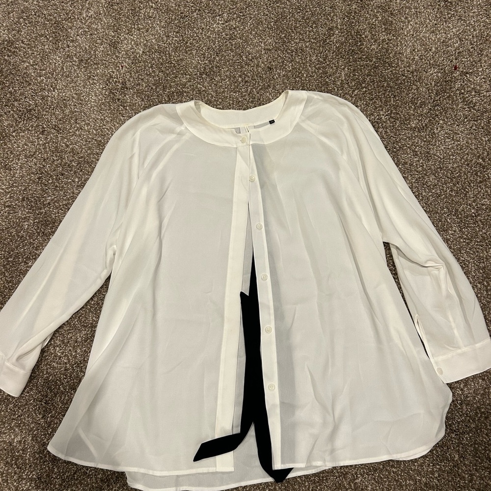 Elegant White Women's Blouse